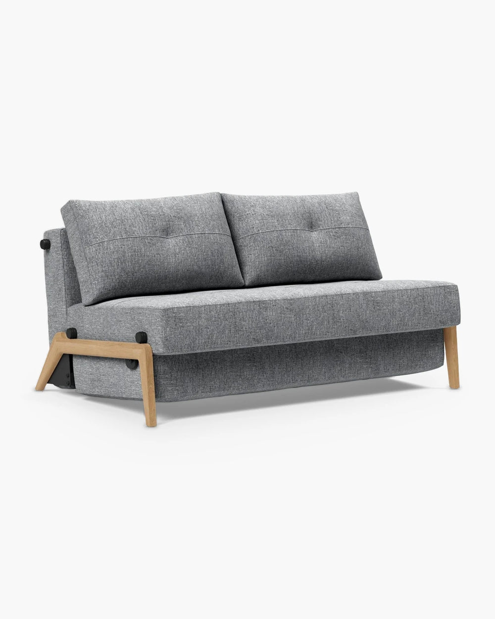 Slaapbank Cubed zonder armleuning van Innovation Living in grijs stof