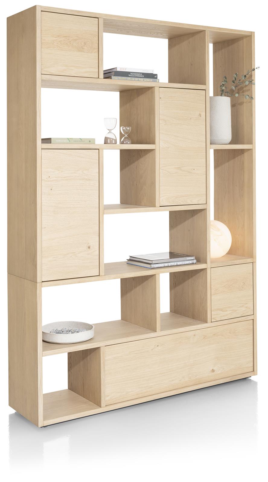 Roomdivider Lugana 150x216x38cm - natuurkleur