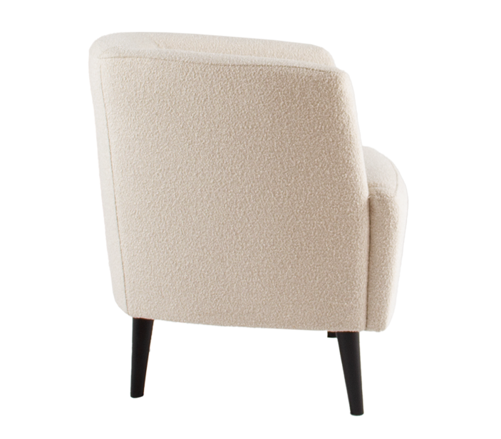 Fauteuil bouclé - Cream ecru