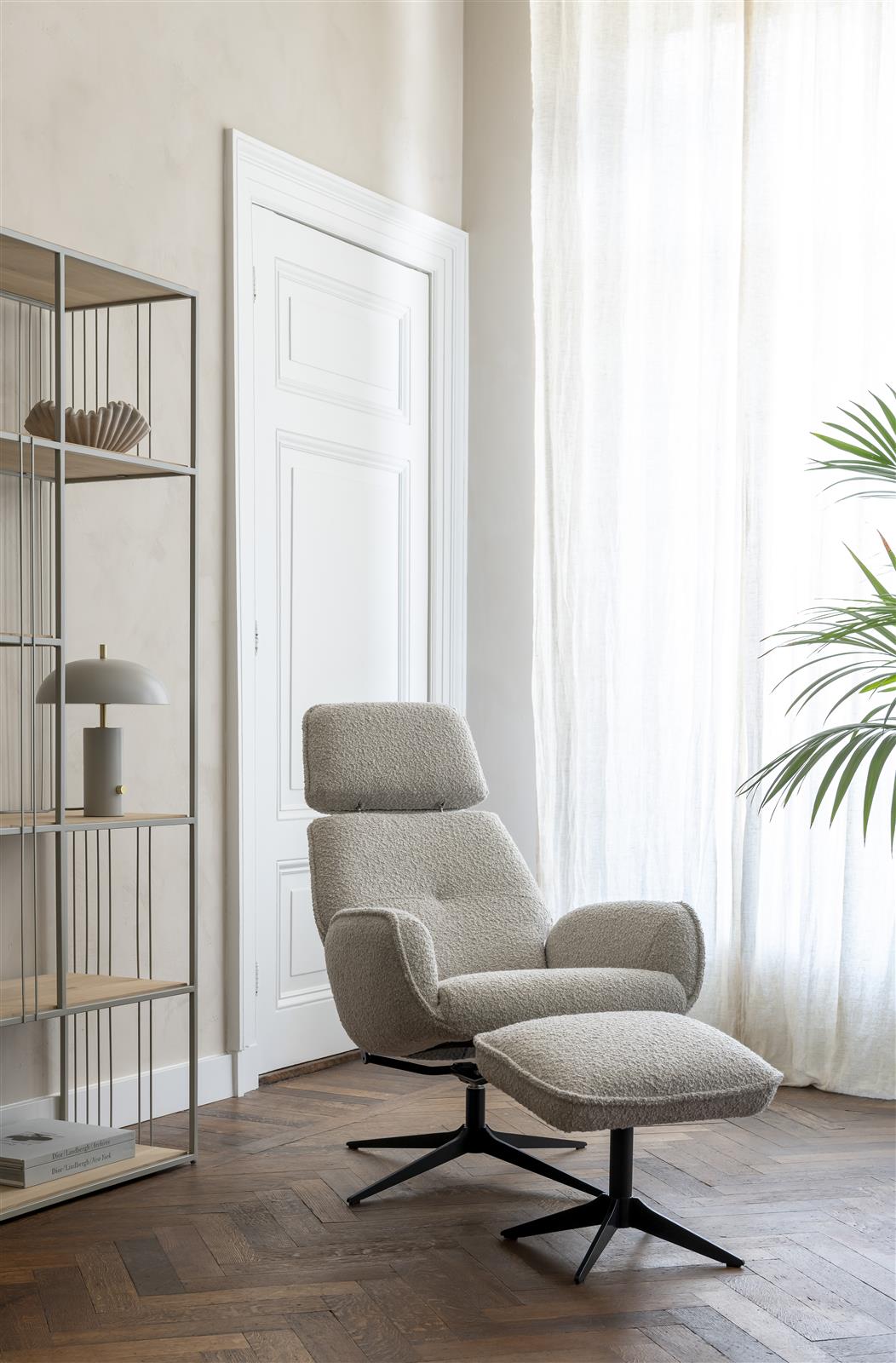 Relaxfauteuil Bobbio - creme