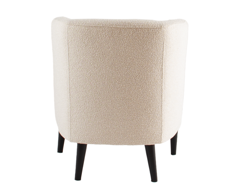 Fauteuil bouclé - Cream ecru