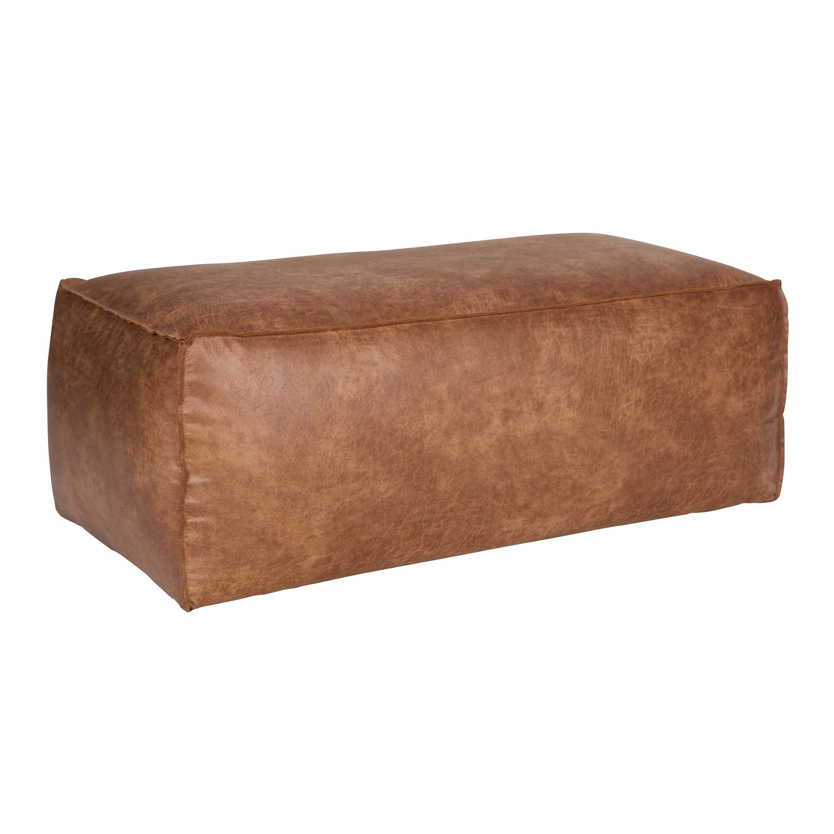 Poef hocker Rodeo - cognac