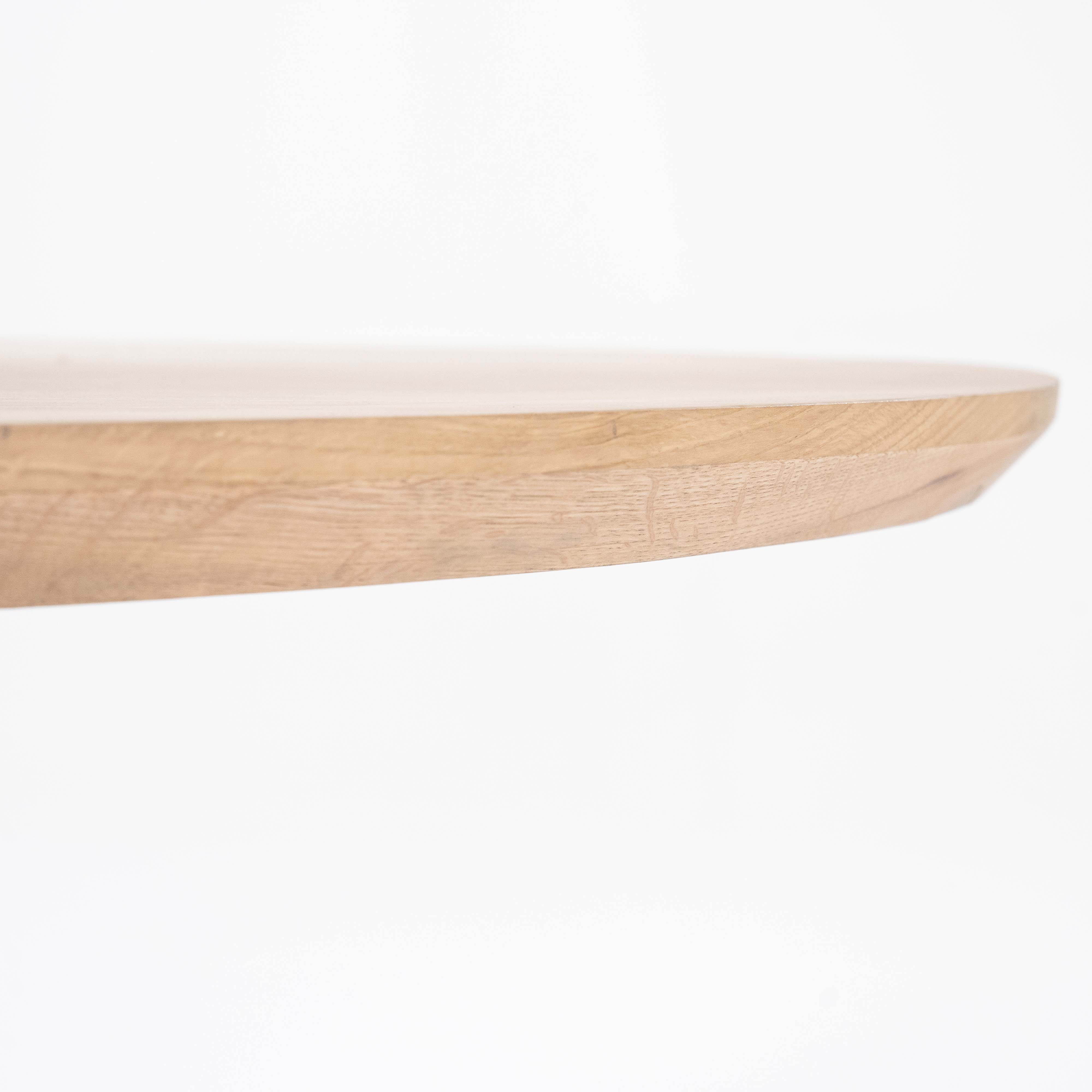 Ronde houten eettafel dia. 130cm - natuur eiken
